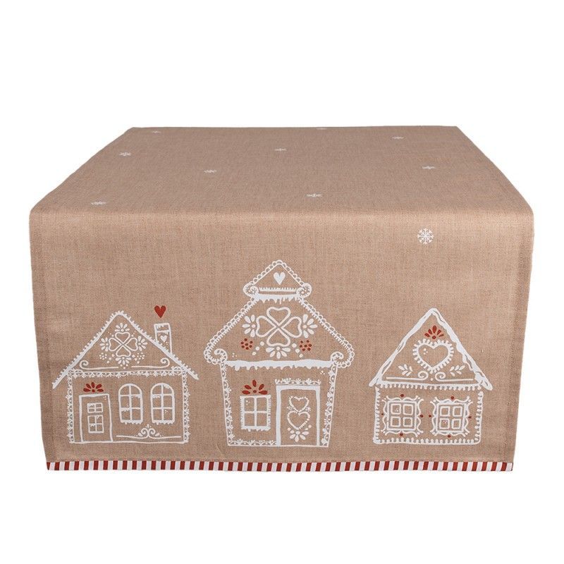 Lebkuchenhaus Tischläufer 40x140 Lebkuchenhaus Tischläufer 40x140