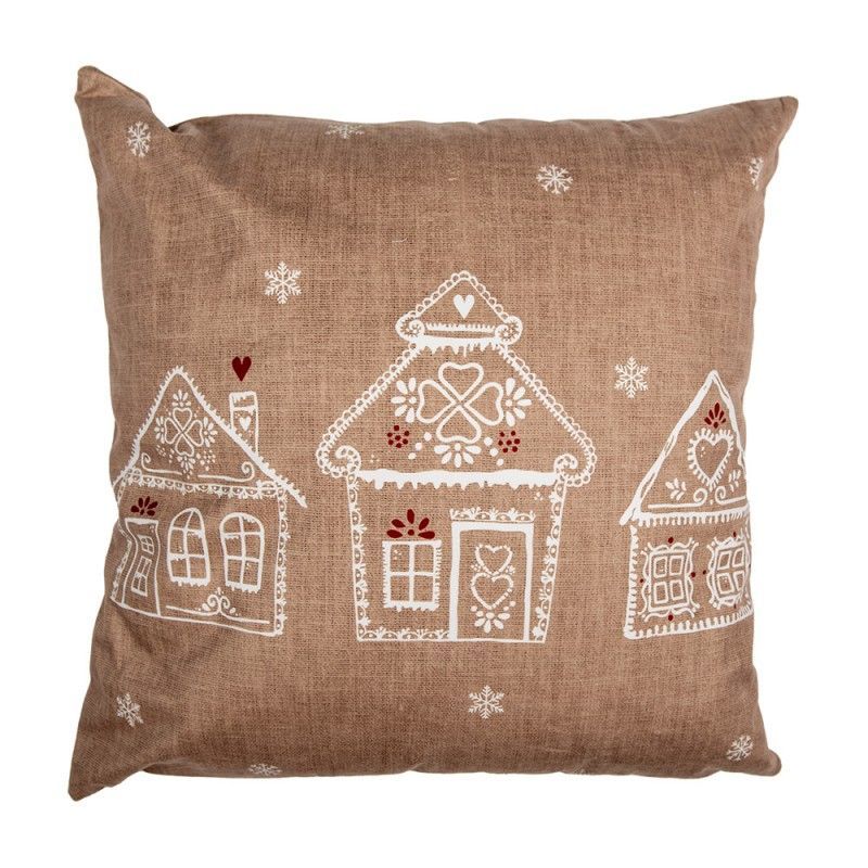 Kissenhülle 45x45 Lebkuchenhaus Kissenhülle 45x45 Lebkuchenhaus