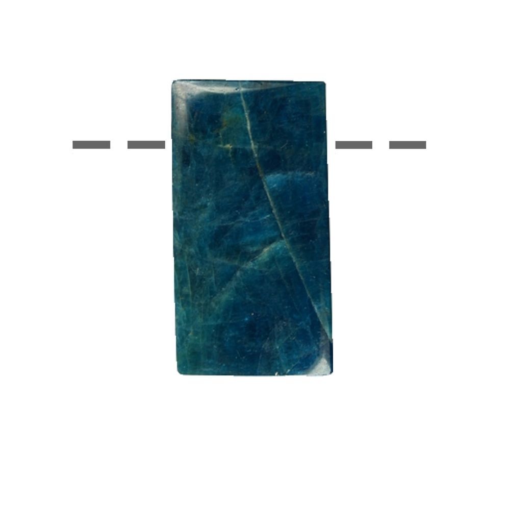 Cabochon Rechteck | Apatit