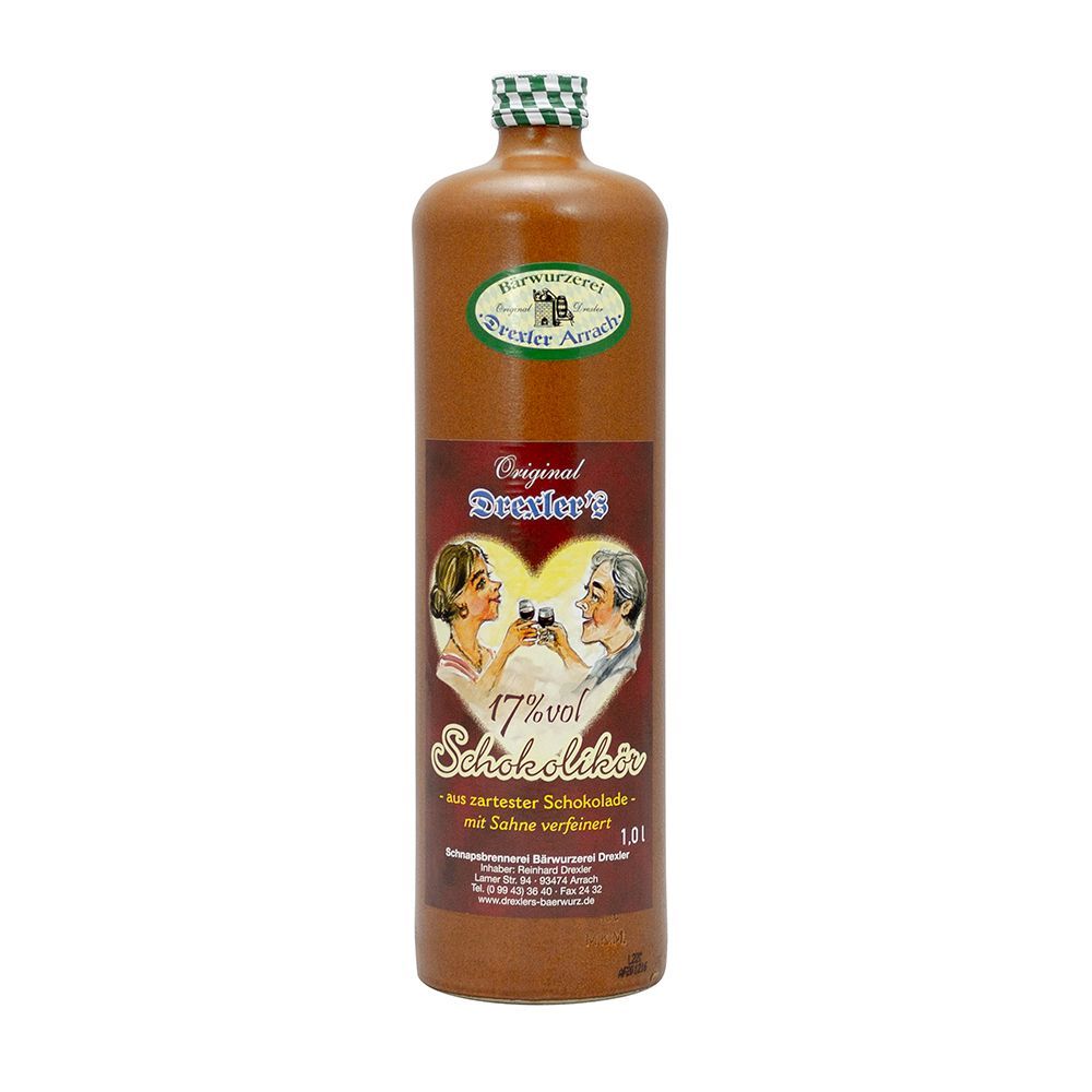 Original Drexler's  Schokolikör 17% vol.  / 0,7 Ltr.