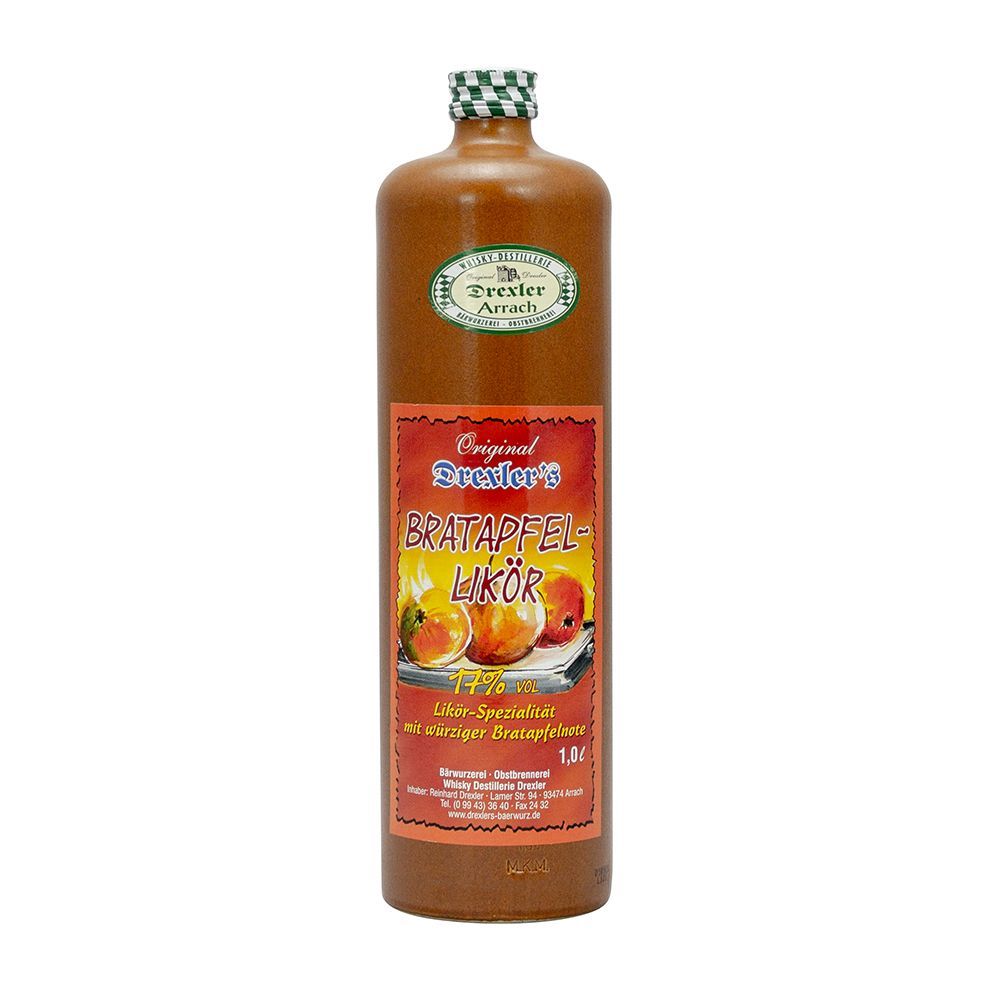 Original Drexler's  Bratapfellikör 17% vol.   / 1 Ltr.
