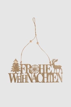 Türschild Türschild "Frohe Weihnachten"