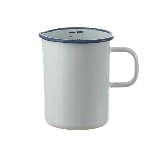 Messbecher 1Ltr. | weiß/blau