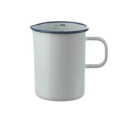 Messbecher 1Ltr. | weiß/blau