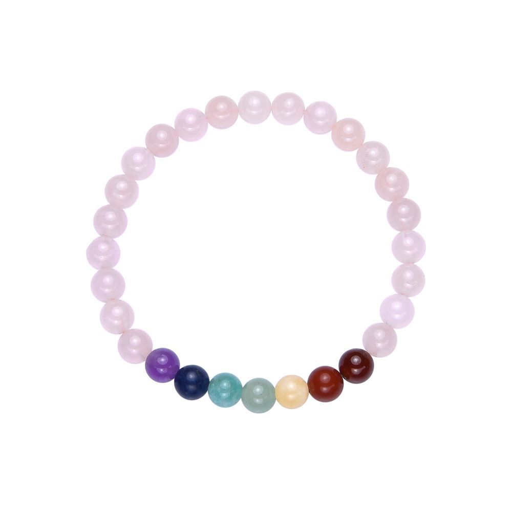 Chakra Armband Rosenquarz (Kinder)