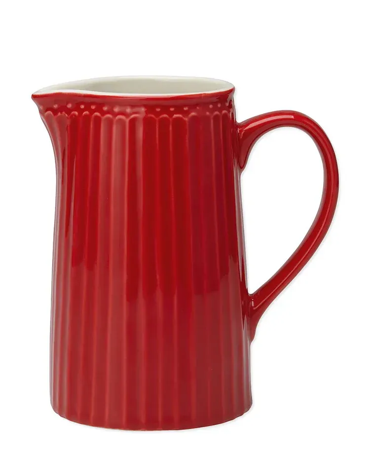Steingut Krug Alice | rot