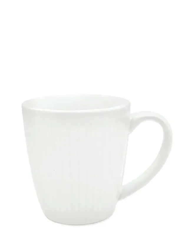 Steingut Tasse Alice | weiß