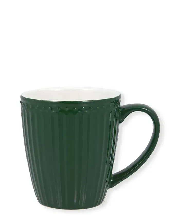 Steingut Tasse Alice | kieferngrün