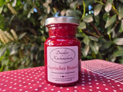 Marmelade | Bayerisches Busserl | Himbeere & rote Johannisbeere Marmelade | Bayerisches Busserl | Himbeere & rote Johannisbeere