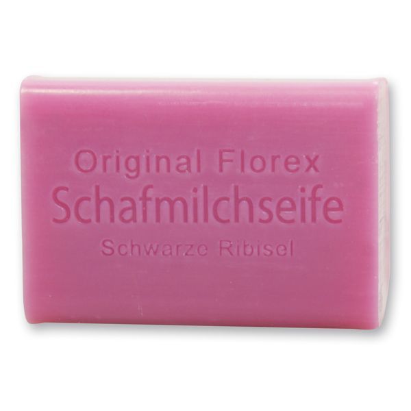 Schafmilchseife eckig, 100 g Schwarze Ribisel (Johannisbeer)