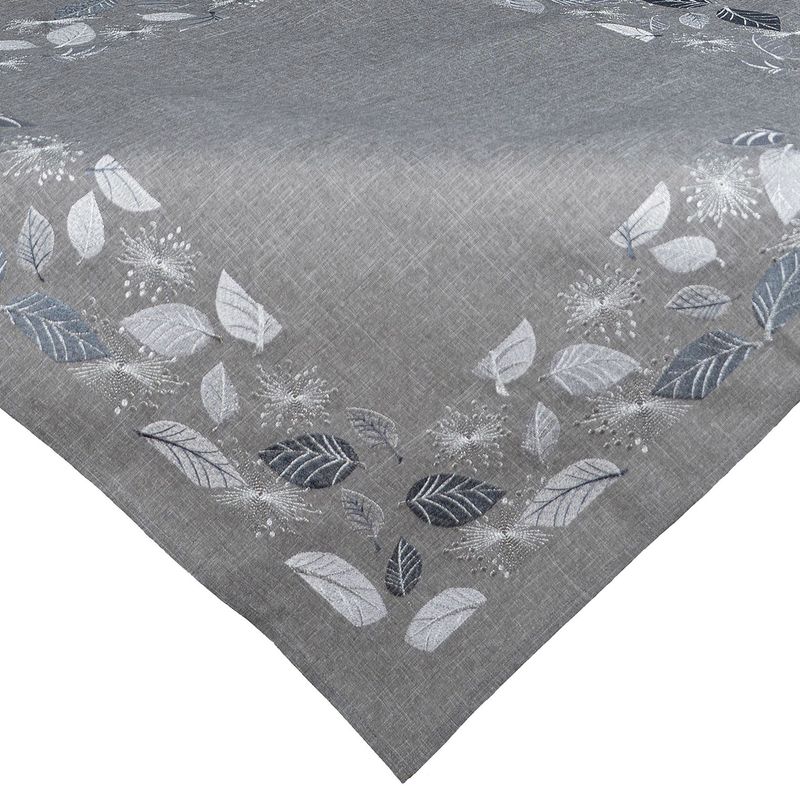 Mitteldecke 85/85 Stickerei Blätter