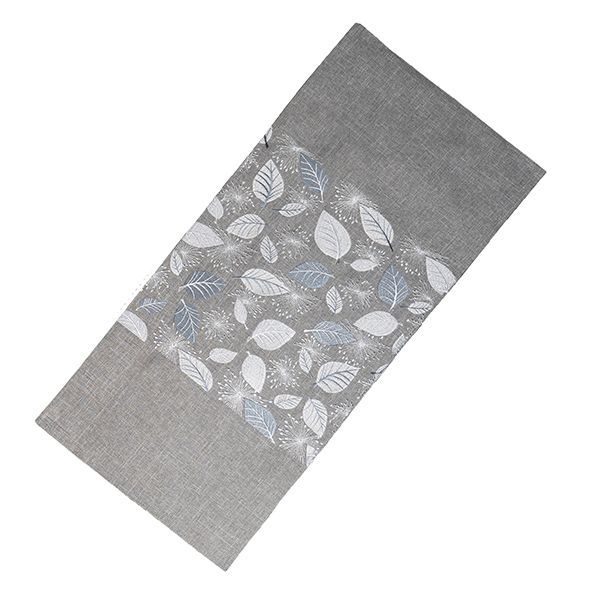 Läufer 40/90 Stickerei Blätter