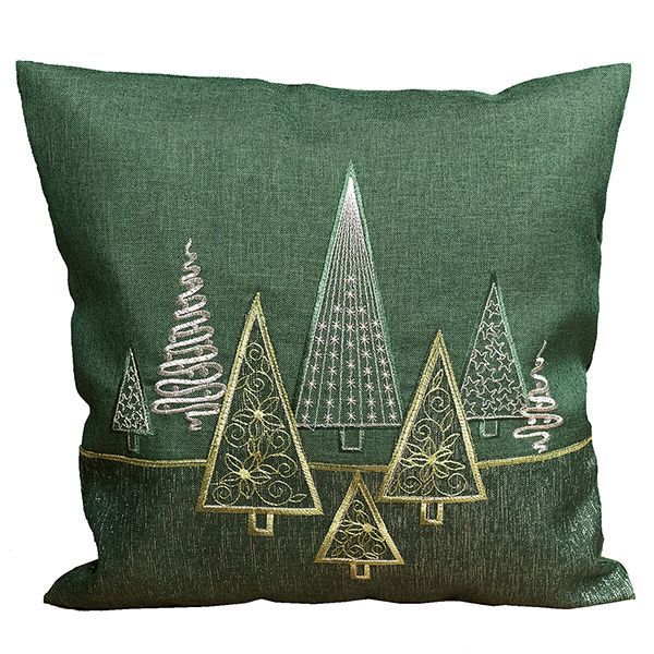 Kissenhülle Tannenbäume | grün