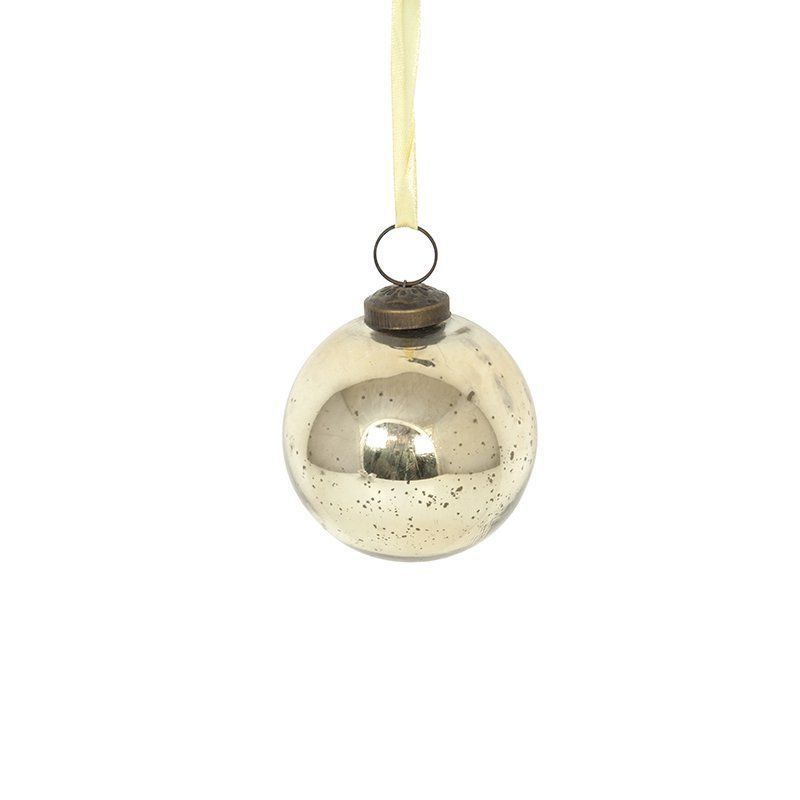 Weihnachtskugel gold