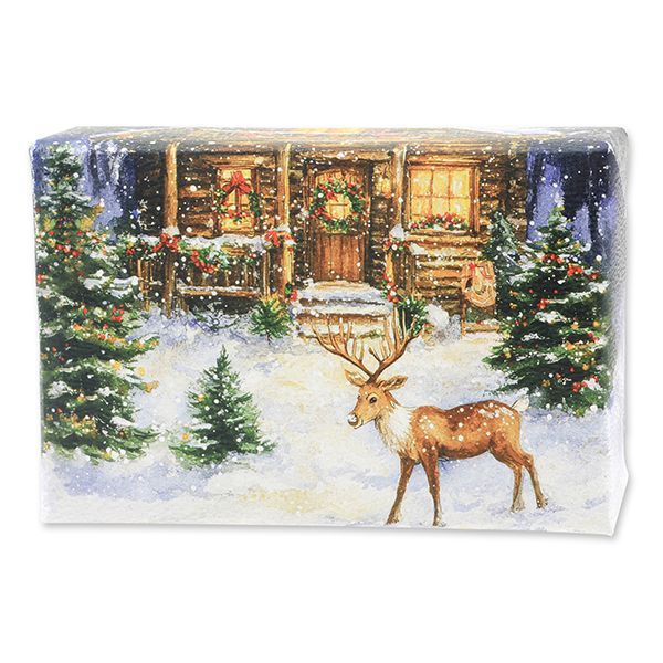 Schafmilchseife eckig 150g Eisenkraut "Weihnachtszauber"