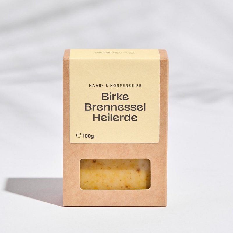 Haarseife Naturbelassen | Brennessel, Heilerde, Birke Haarseife Naturbelassen | Brennessel, Heilerde, Birke