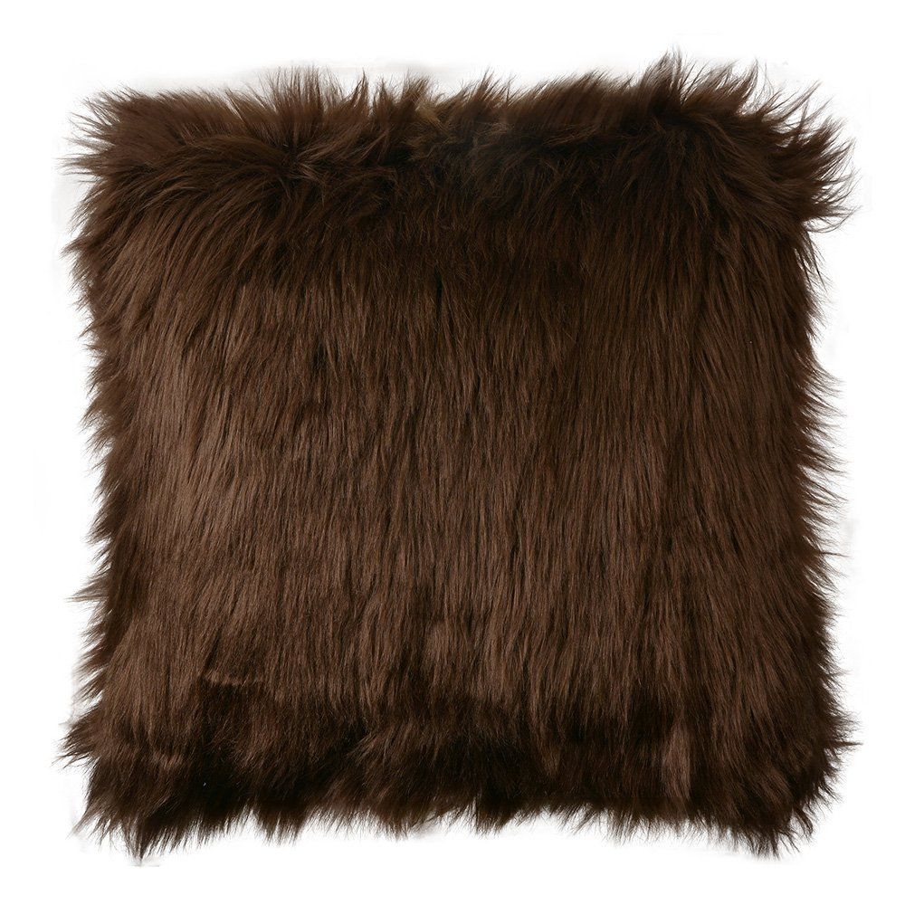 Kissenhülle 45x45 Fell braun Kissenhülle 45x45 Fell braun