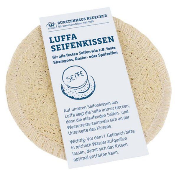 Luffa-Seifenkissen rund