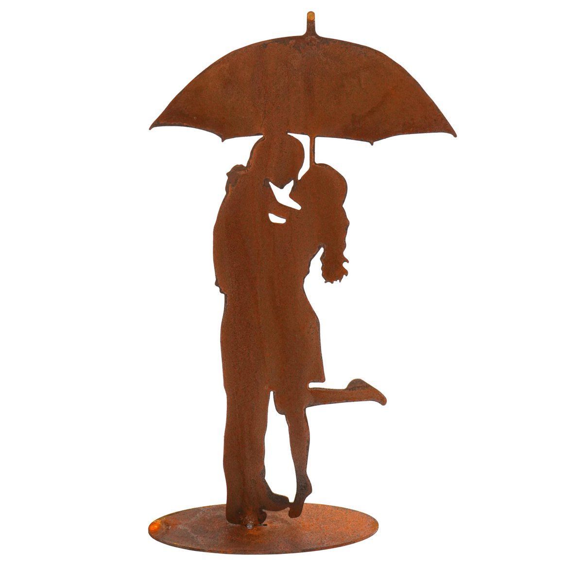 Liebespaar mit Regenschirm | Rost