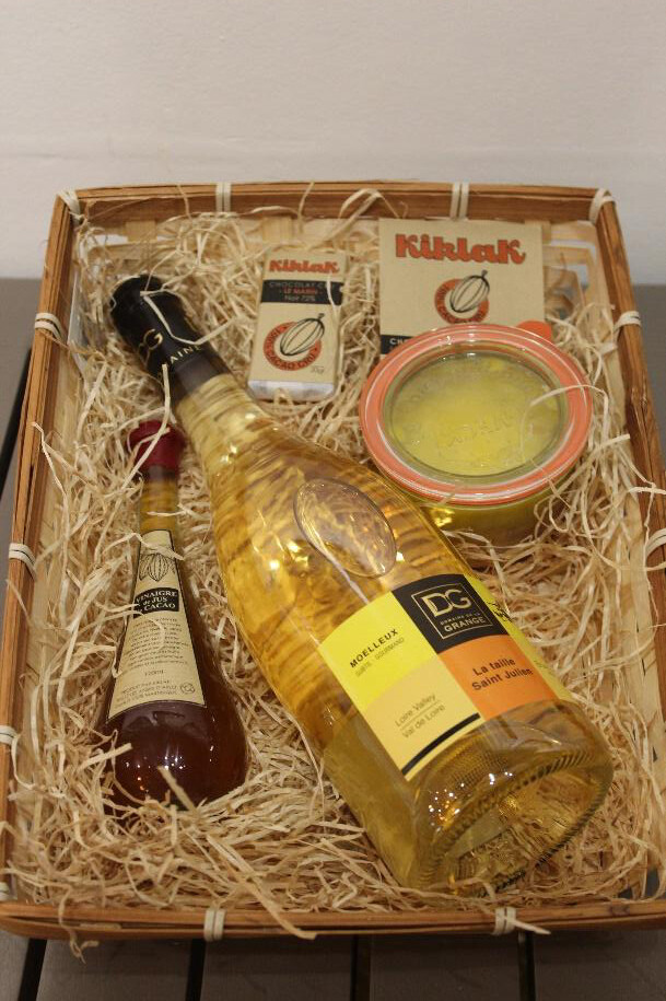 Coffret Gourmand - Vin blanc Coffret Gourmand - Vin blanc