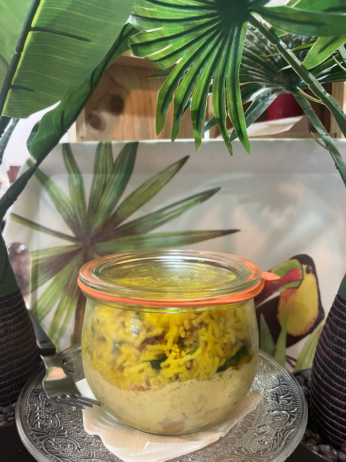 Meli Melo De La Mer Sauce Curry Ananas Poireaux Courgette Riz Vermicelle 580 Ml