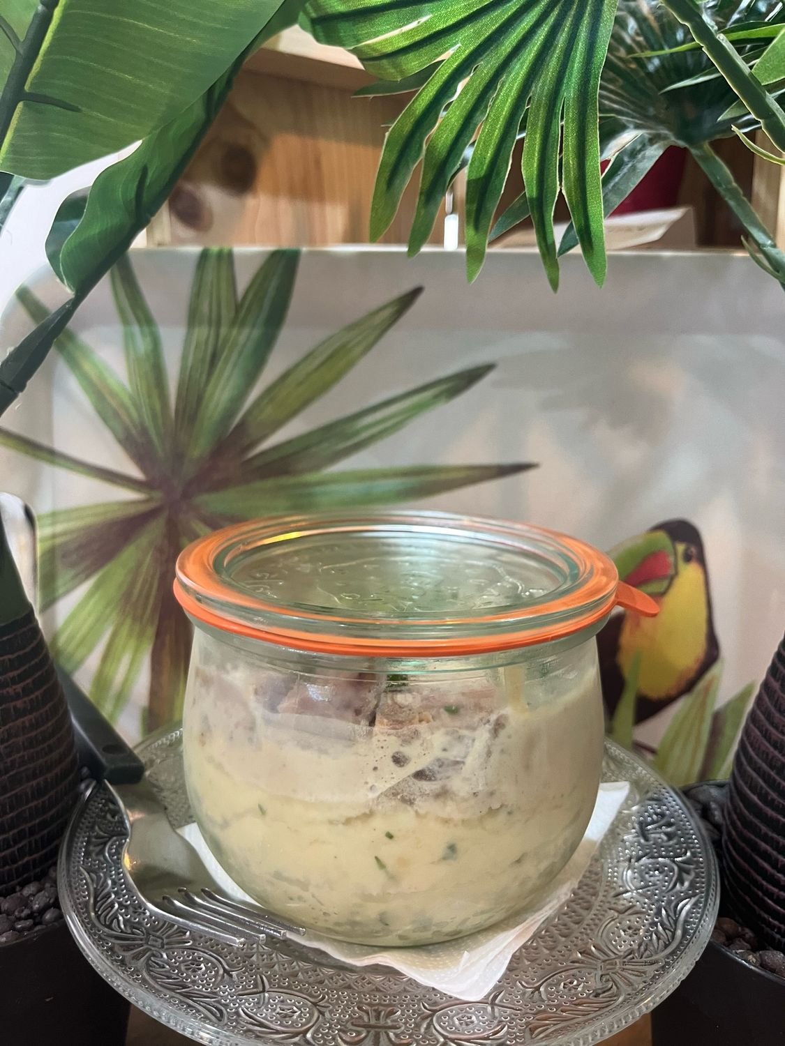 Parmentier de canard sauce foie gras,écrasé de pdt 370ML