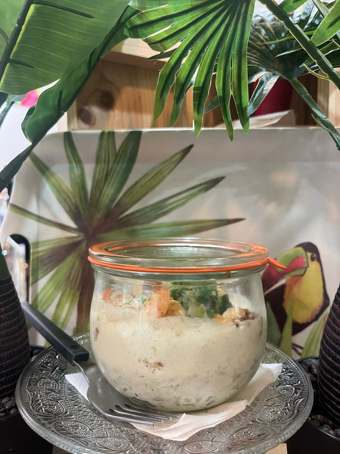 Risotto crevettes parmesan zeste citron