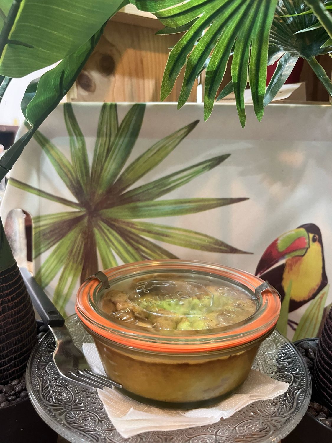 Quiche champignons de paris, echalottes et persil