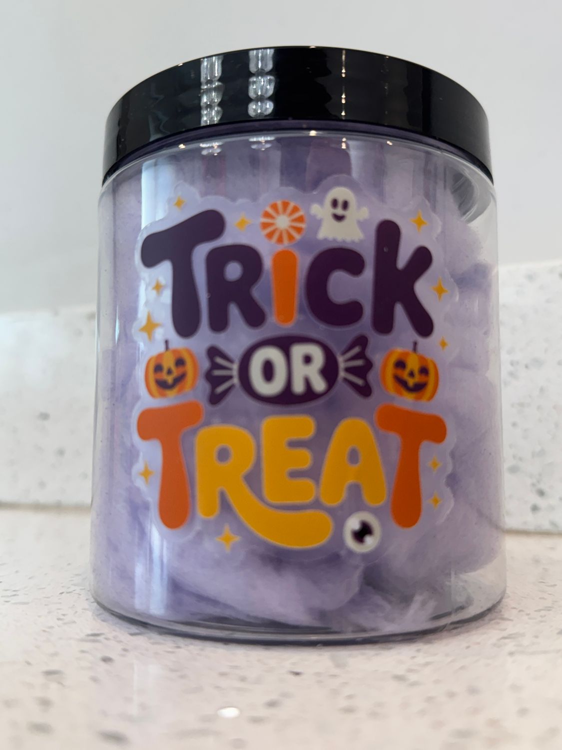 Halloween Cotton Candy Jars (Set of 6) PICK UP ONLY
