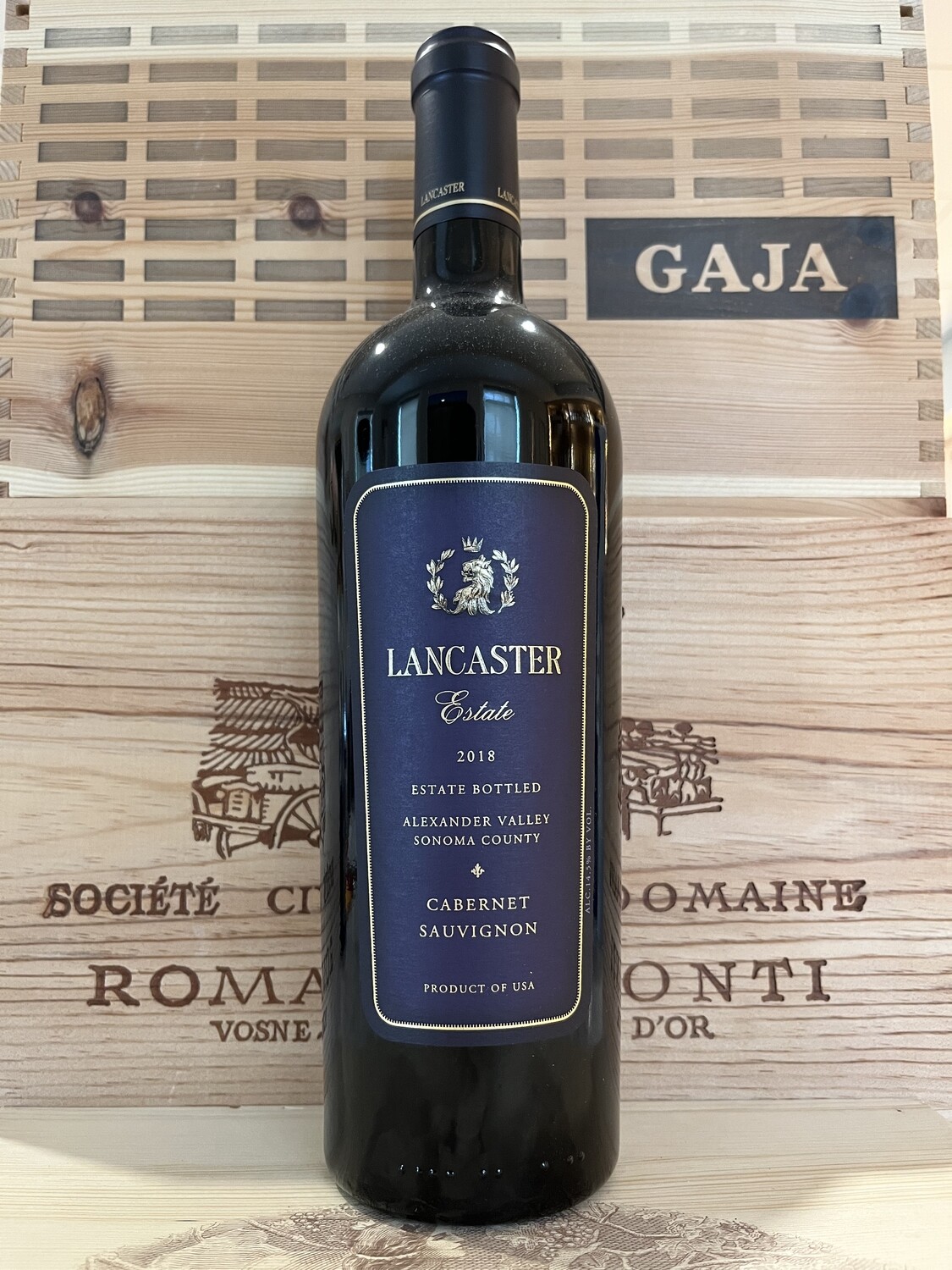 LANCASTER ESTATE CABERNET SAUVIGNON  ALEXANDER VALLEY  2018 (94 RP)