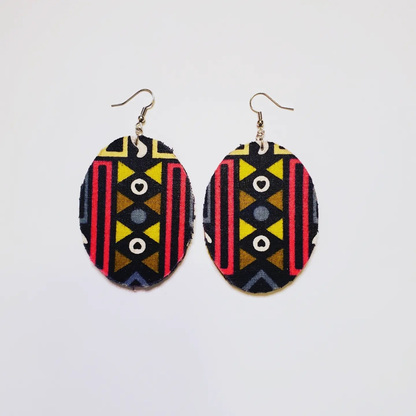 Fabric &amp; Wood- Oval