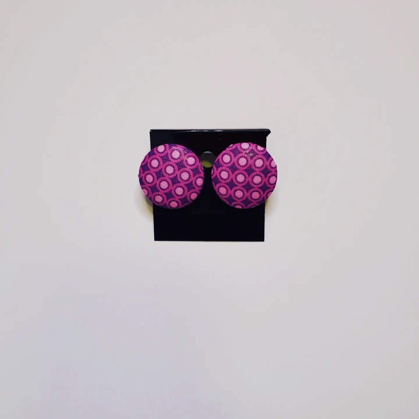 Button Earrings