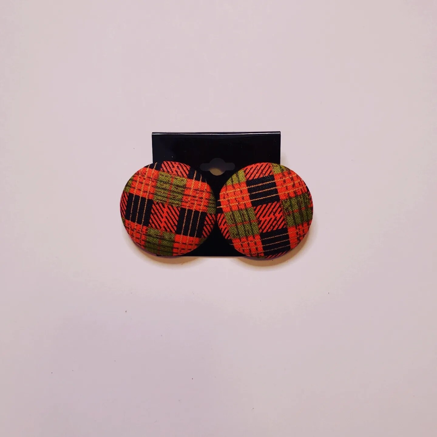 Button Earrings