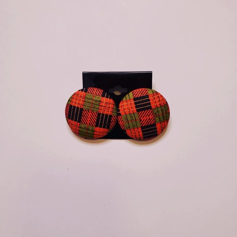 Button Earrings