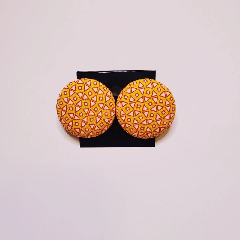 Button Earrings