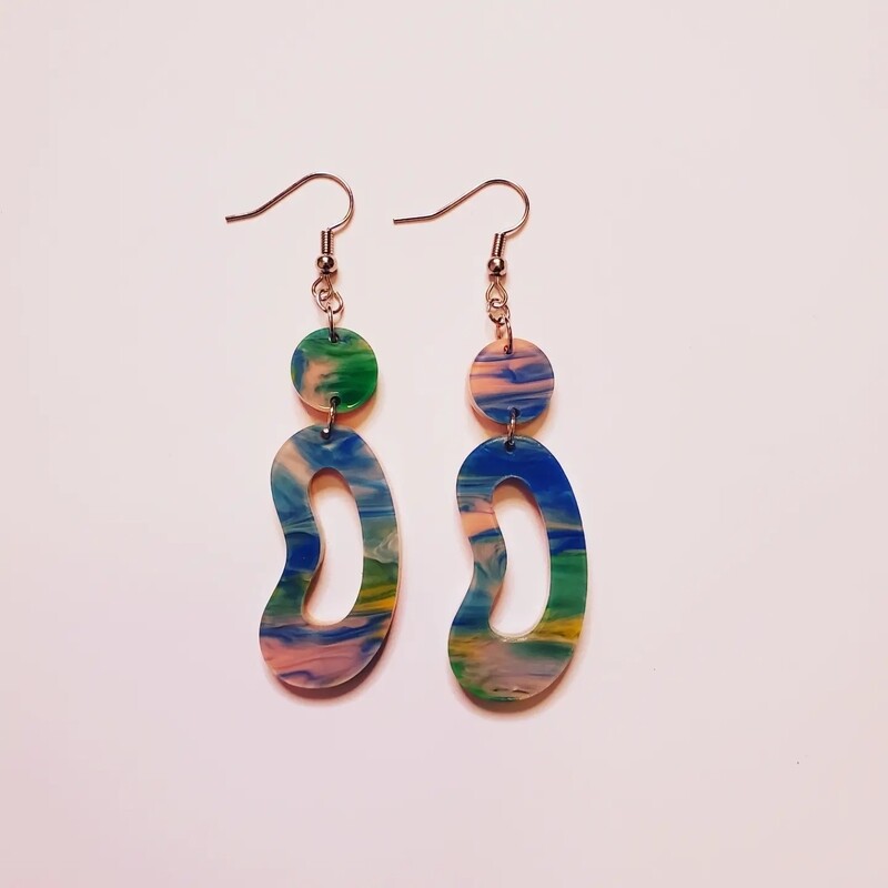 Acrylic Earrings- Talk to Me