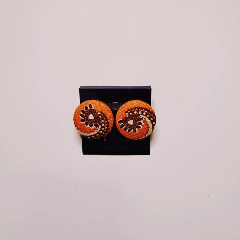 Button Earrings