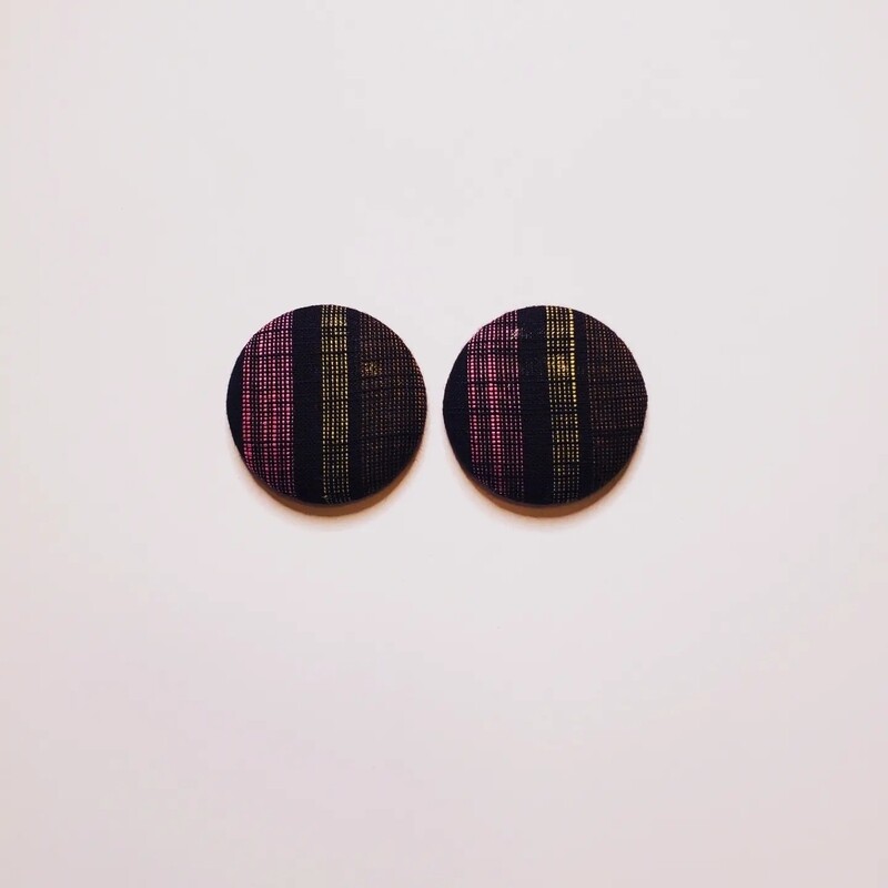 Button Earrings
