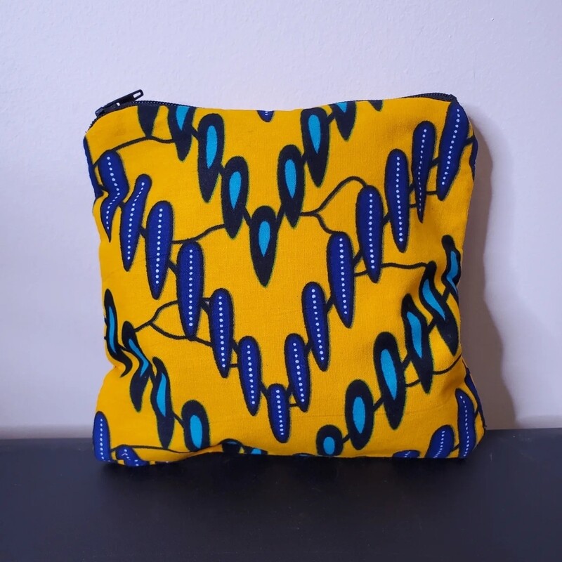 Ankara Zipper Pouch