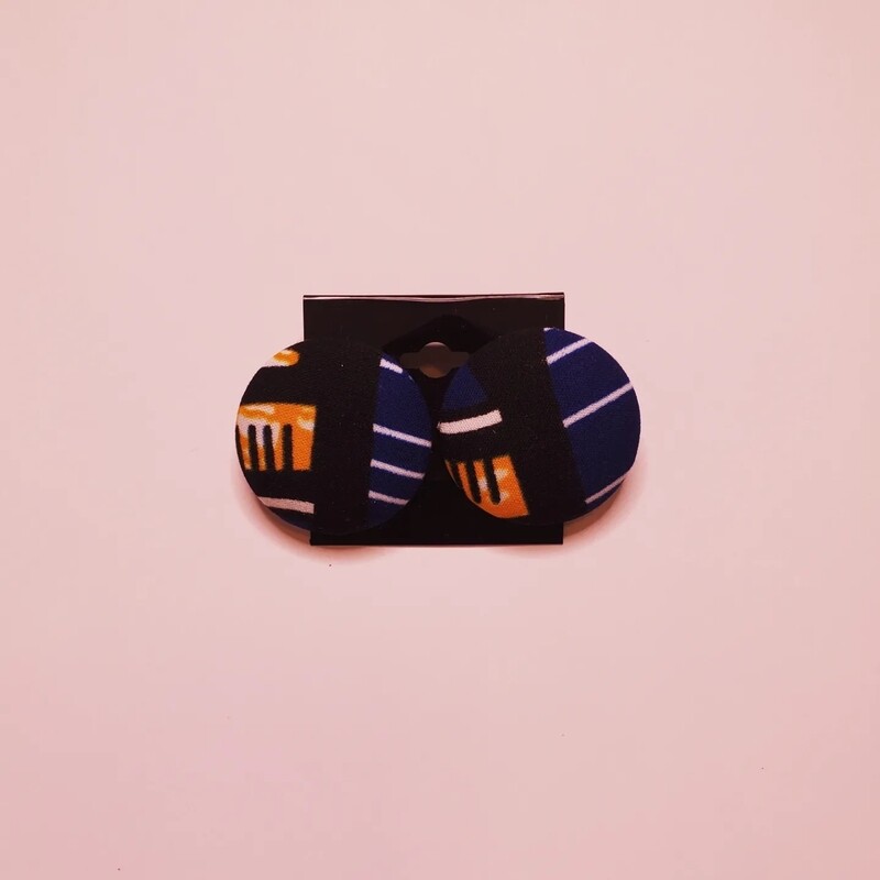 Button Earrings