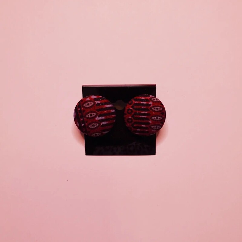 Button Earrings