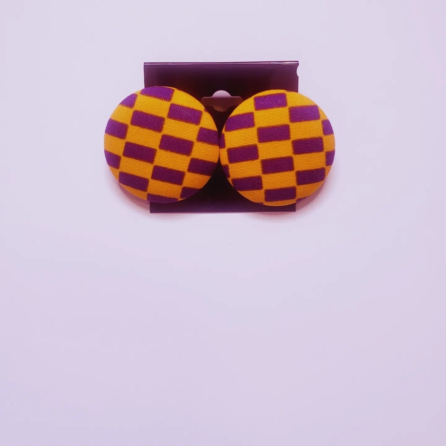 Button Earrings