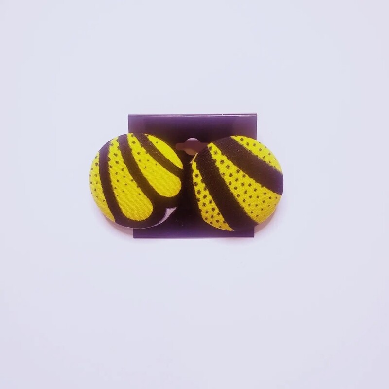 Button Earrings