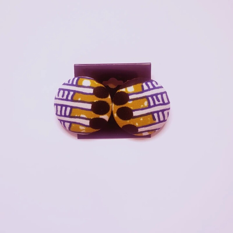Button Earrings
