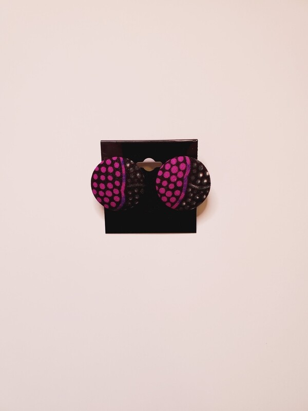 Button Earrings