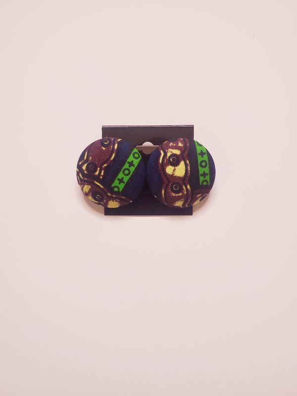 Button Earrings