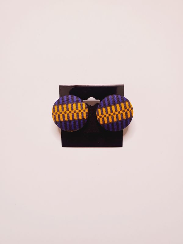 Button Earrings