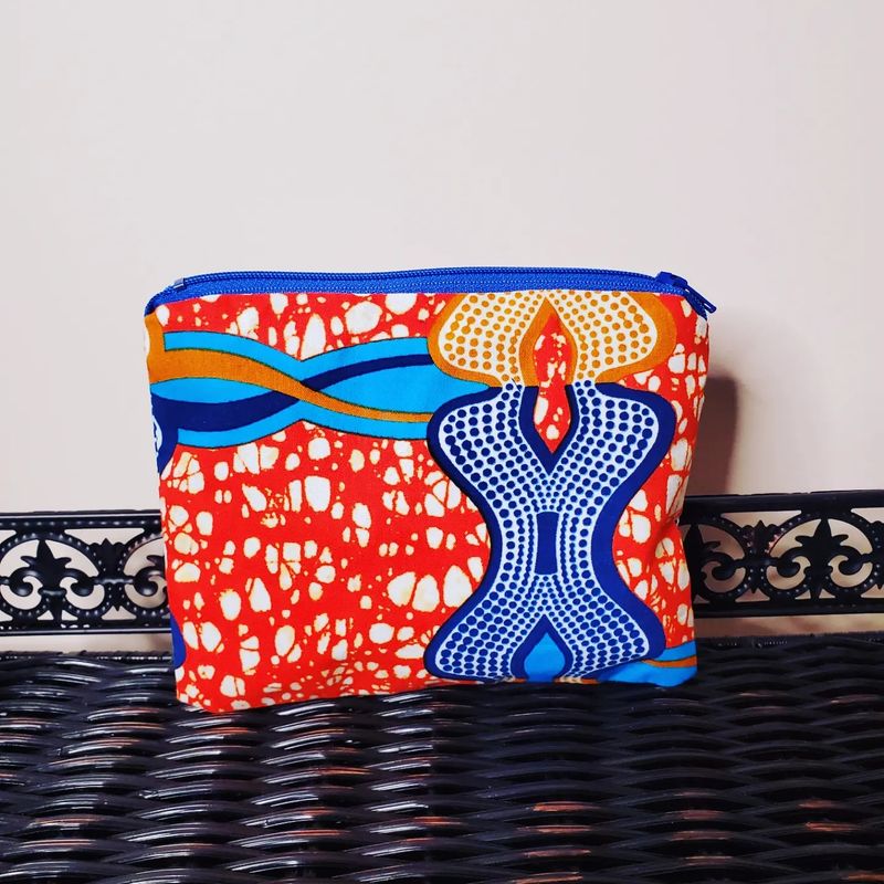 Ankara Zipper Pouch