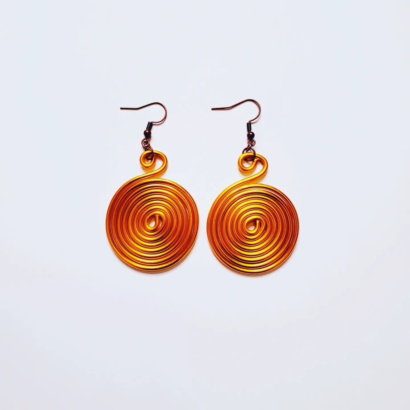 Wire Earrings- Bronze