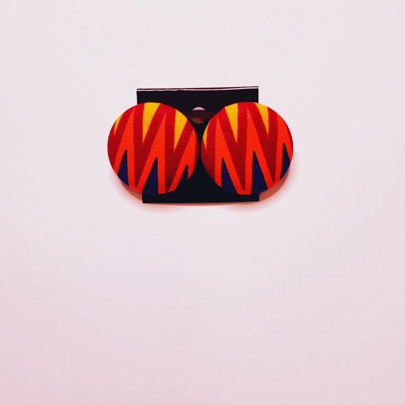 Button Earrings
